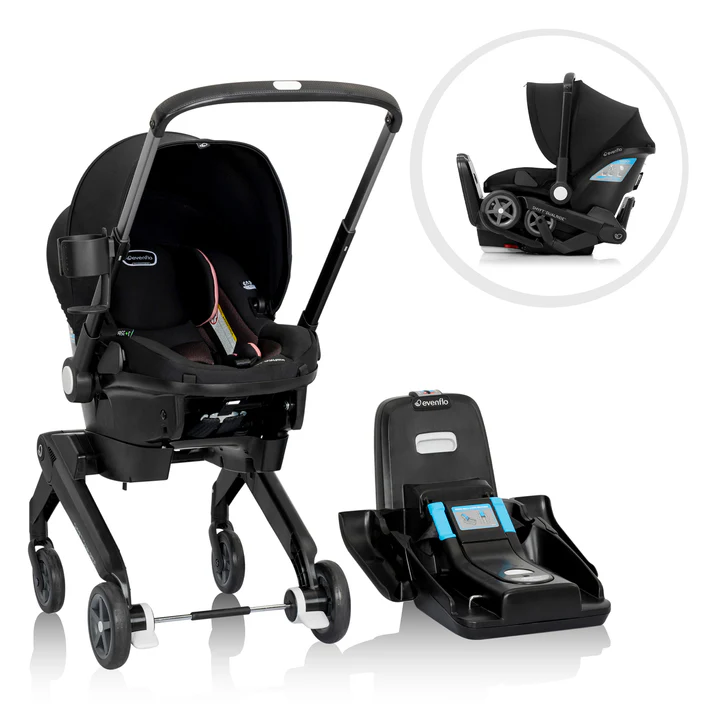 Evenflo Shyft DualRide Infant Car Seat and Stroller Combo – Image from evenflo.com