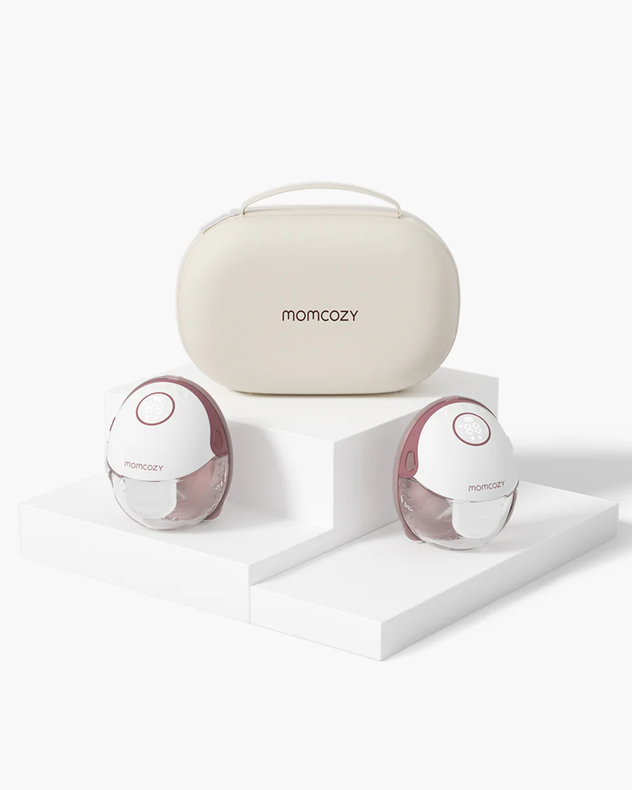 Momcozy M6 Mobile Style Hands-Free Breast Pump – Image from momcozy.com