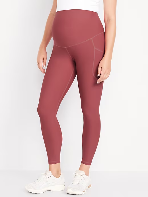 Old Navy Maternity Full-Panel Powersoft 78 Leggings – Image from oldnavy.gap.com