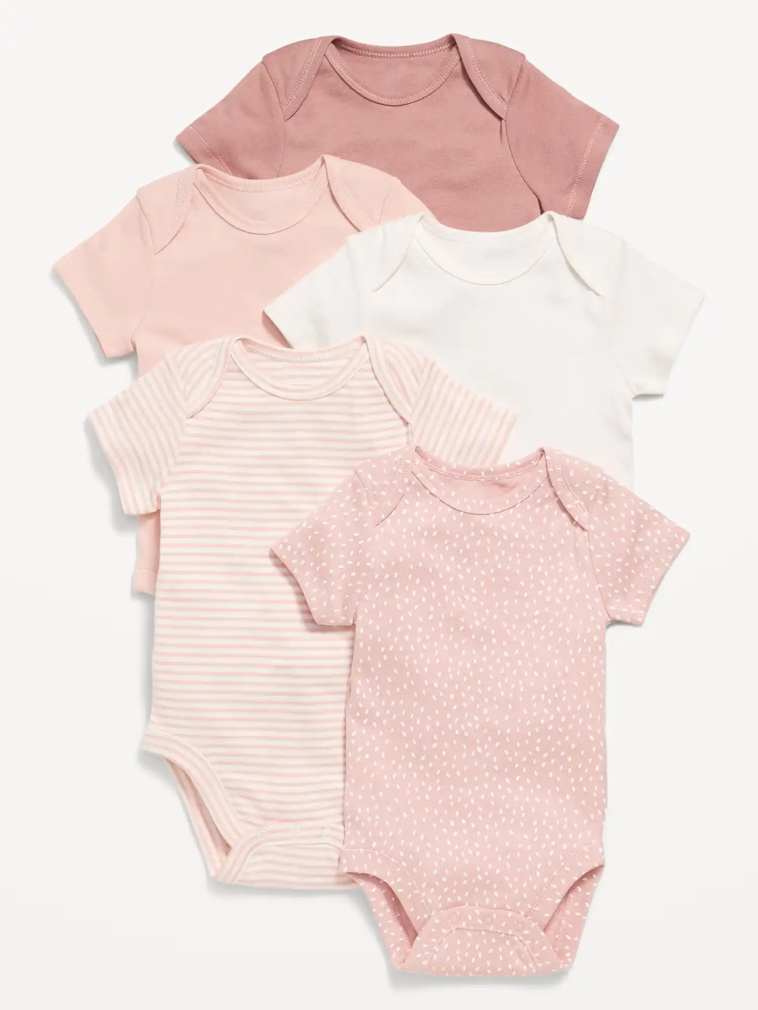Old Navy Unisex Baby Bodysuit 5-Pack – Image from oldnavy.gap.com
